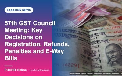 57th GST Council Meeting: Key Decisions on Registration, Refunds, Penalties and E-Way Bills